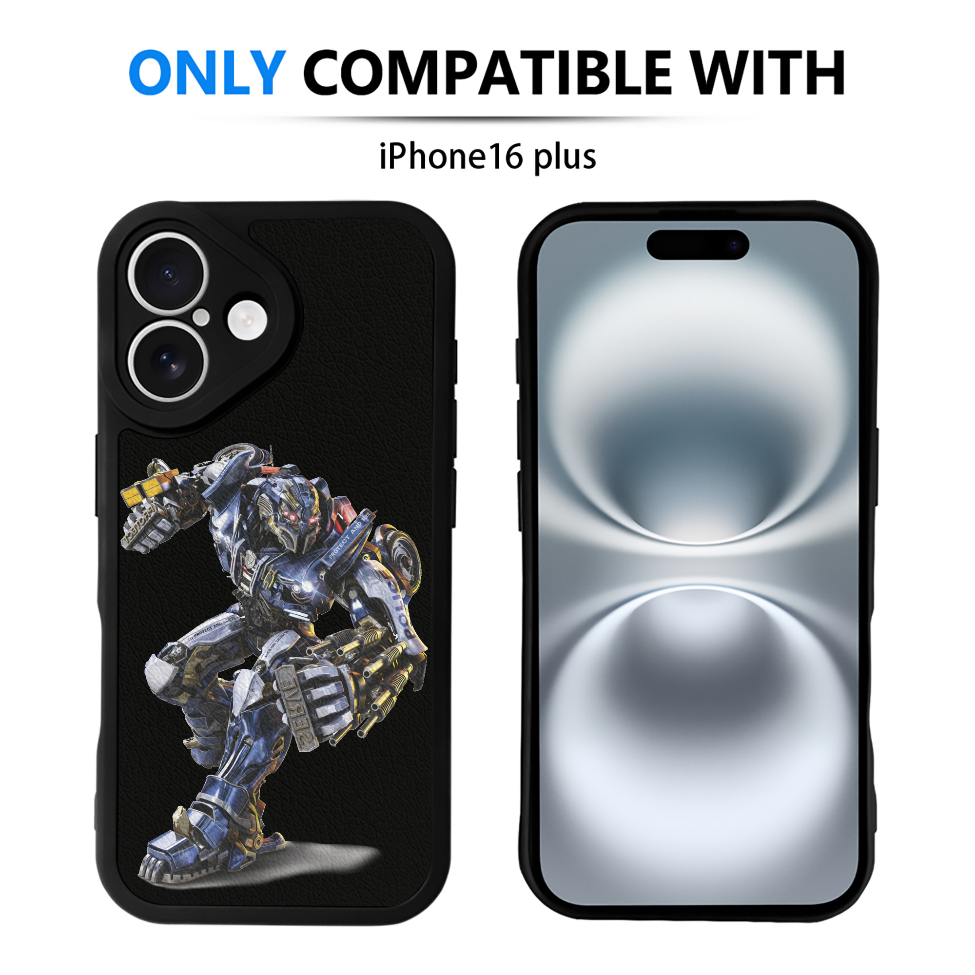（画像用）  【iPhone 16シリーズ対応】シリコンスマホケース（レザー調） 材質：シリコン